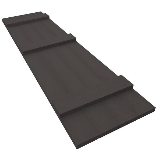 BALCONY アイボリー 36 Builders Edge Board + Batten Shutters Pair 14