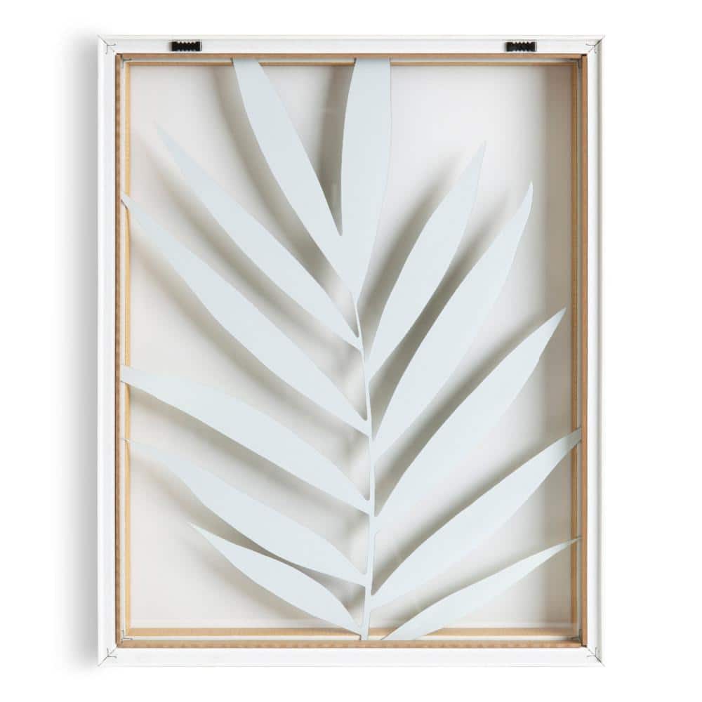 Natural Wood Framed Botanical Glass Art Print, 16" x 20"