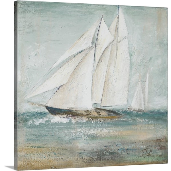 GreatBigCanvas "Cape Cod Sailboat I" by Patricia Pinto Canvas Wall Art