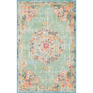 Penrose Alexis Green 3 ft. 3 in. x 5 ft. 3 in. Area Rug