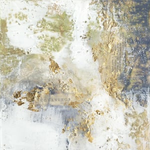 54 in. x 54 in. "Gilded Aerial" by Jennifer Goldberger Wall Art