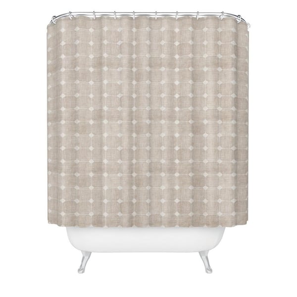 Deny Designs 71 in. x 74 in. Holli Zollinger ZHI RIAD LIGHT Shower Curtain