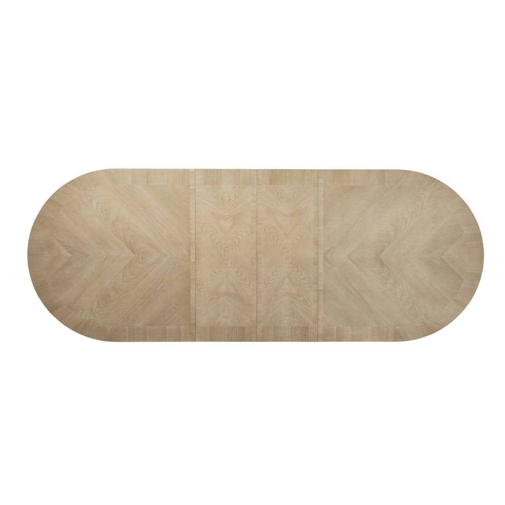 Ivona Natural Oak Extendable Oval Dining Table