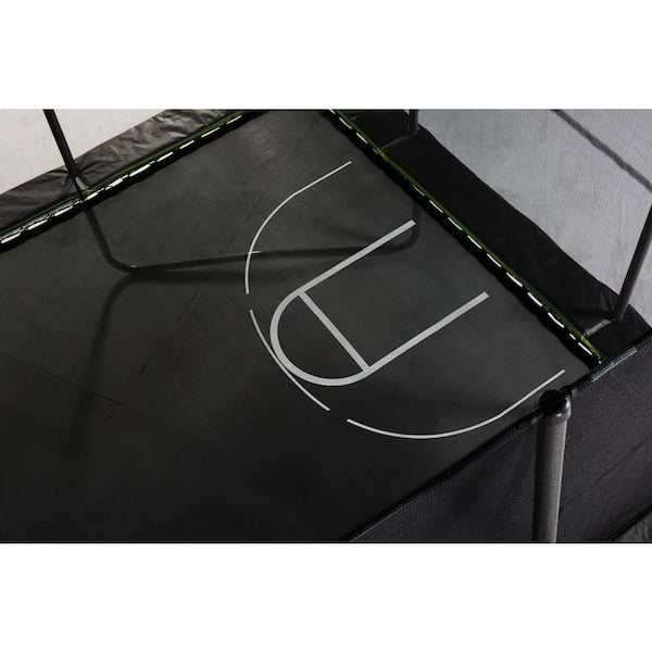 JUMPKING 10 ft. x 15 ft. Rectangle Trampoline with 2 Powder Coated