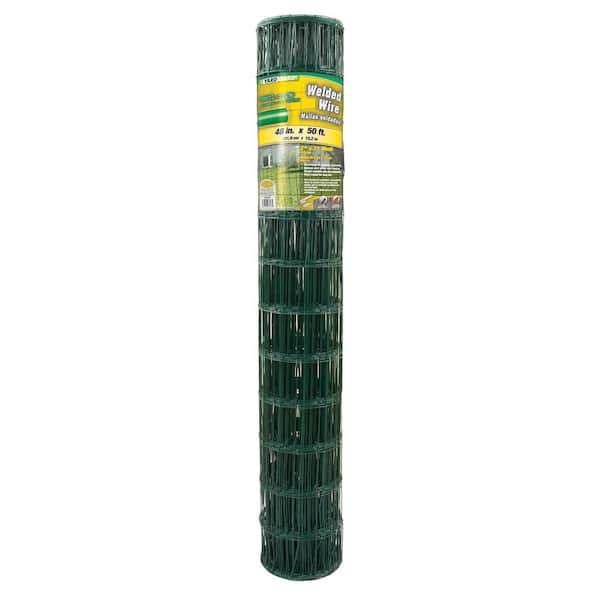 YARDGARD 2 in. x 4 in. Mesh x 4 ft. x 50 ft. 14-Gauge Zinc-Coated PVC Coated Welded Wire Fence