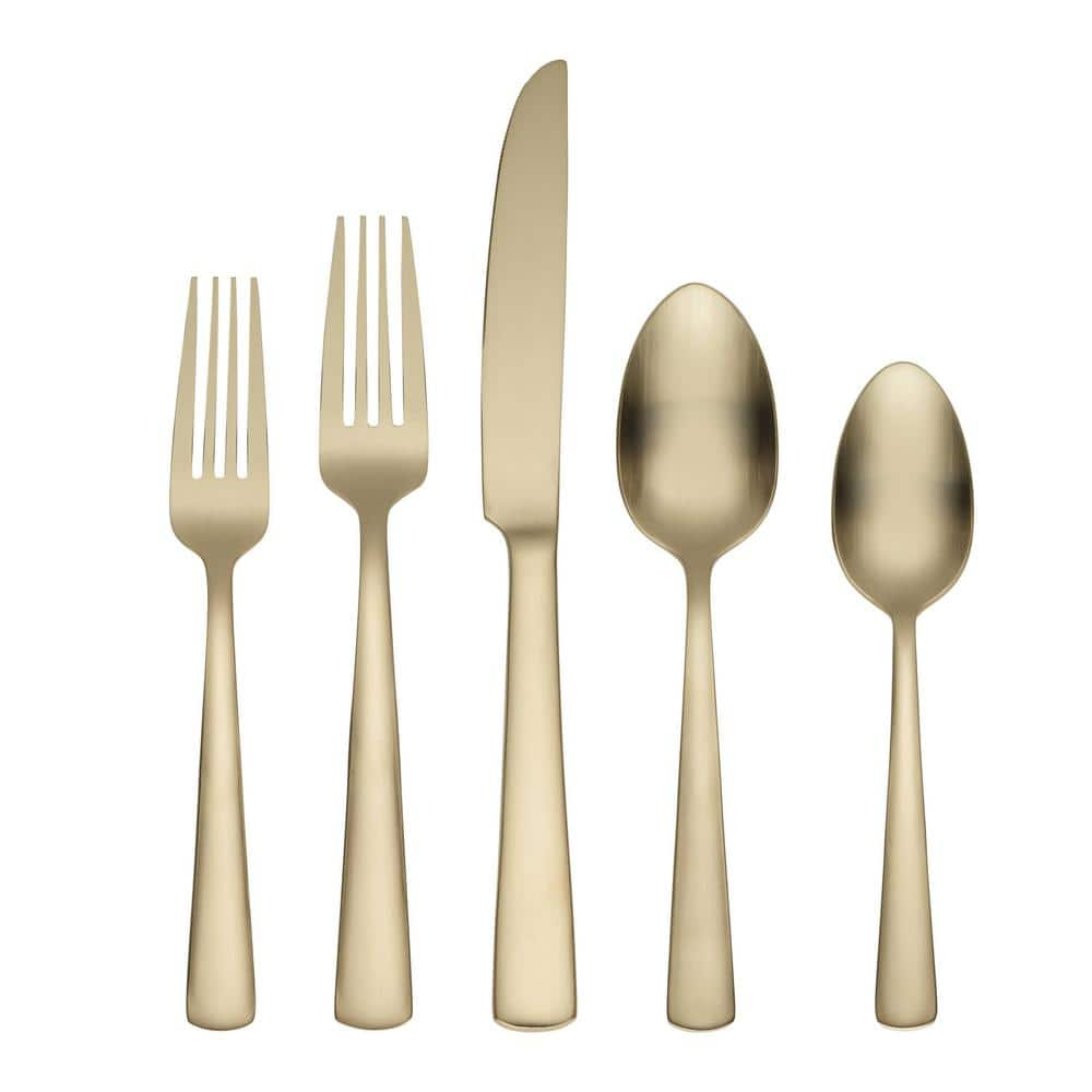 Farberware orders flatware set gold service for 16 ; 80 pieces