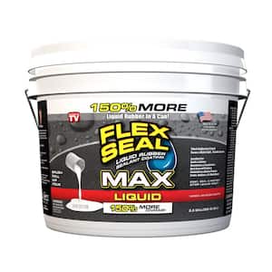Flex Seal Liquid MAX White 2.5 Gal. Liquid Rubber Sealant Coating