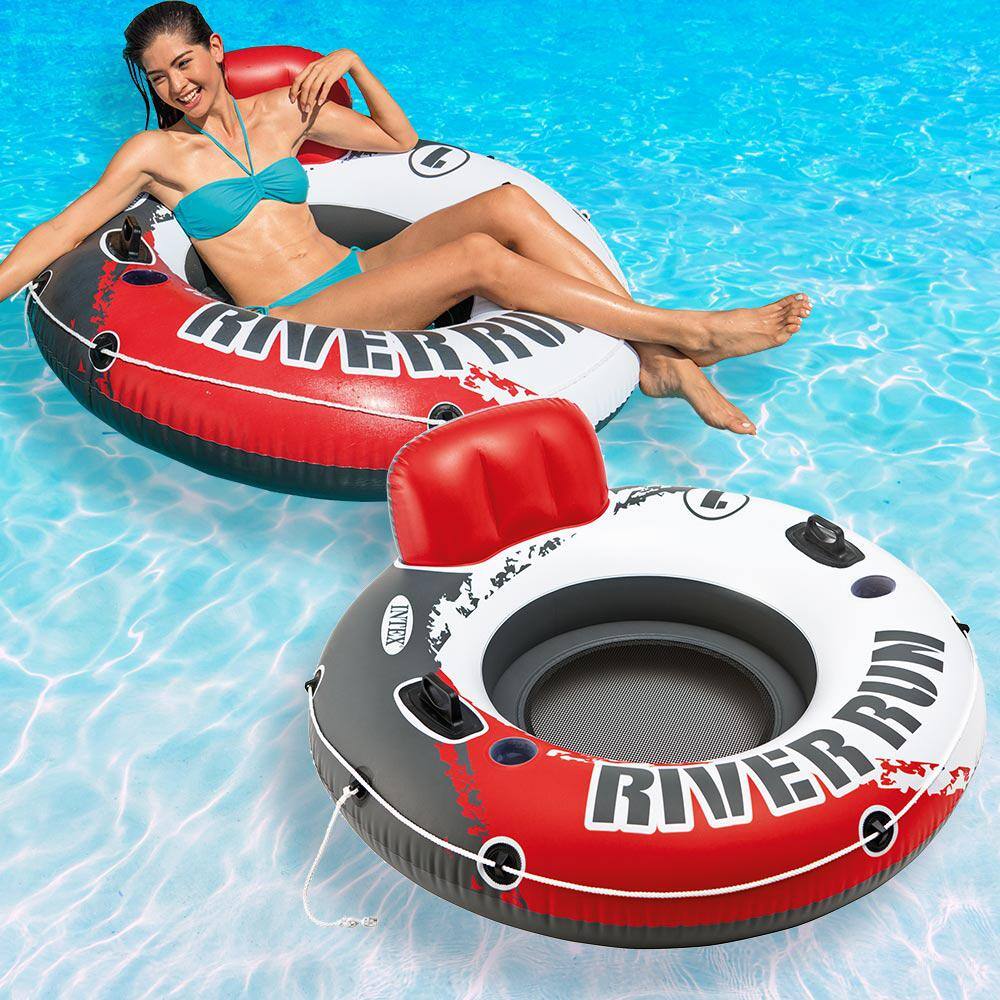 INTEX-River Run I-Red Fire Edition-56825-Pool & Water Inflatable Tube-NEW 