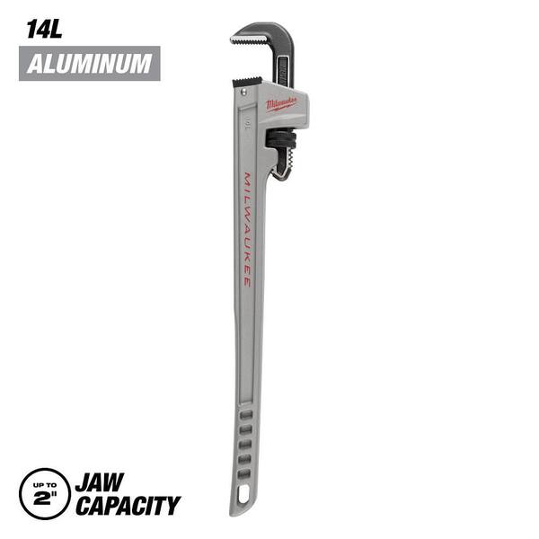 thumbnail image 2 of Milwaukee 18-inch Aluminum Offset Pipe Wrench (48-22-7185) – 2.5 2 of 3