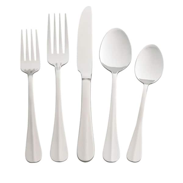 Simplicity 53-Piece 18/0 Stainless Steel Flatware set, Service for 8