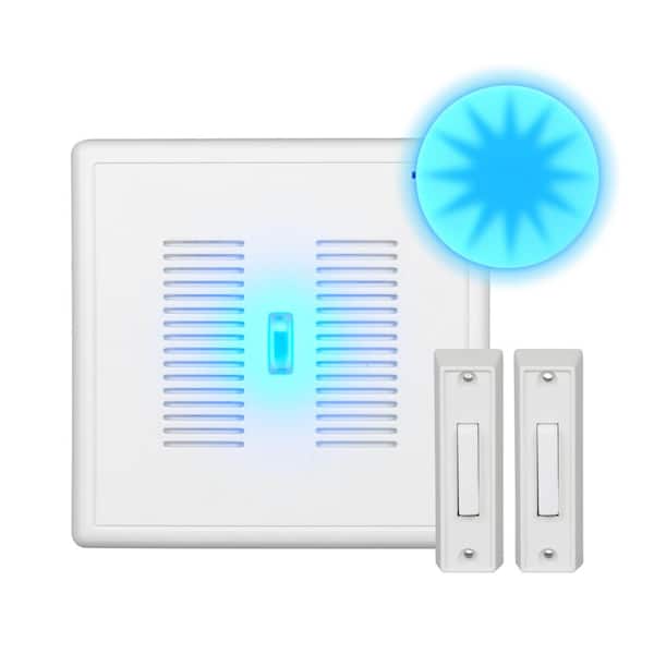 PrimeChime Plus 2 Video Compatible ADA Compliant Hardwired Door Bell Chime with Strobe
