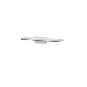 Level 18 in. Brushed Aluminum LED Vanity Light Bar and Wall Sconce, 3500K
