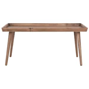Nonie 42 in. Brown Wood Coffee Table
