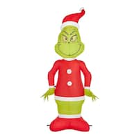 Deals on Grinch 4 ft. LED Grinch Inflatable