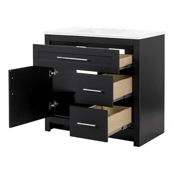 Home Decorators Collection Clady 37 in. Single Sink Matte