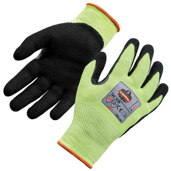 ProFlex 7041 2XL-Lime, Hi-Vis, Cut Resistant, Nitrile Coated, General Purpose Gloves (144-Pairs)