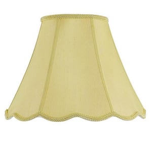 14 in. Champagne Yellow Fabric Shade