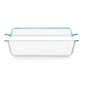 Deep 9 in. x 13 in. 2-in-1 Glass Baking Dish with Glass Lid