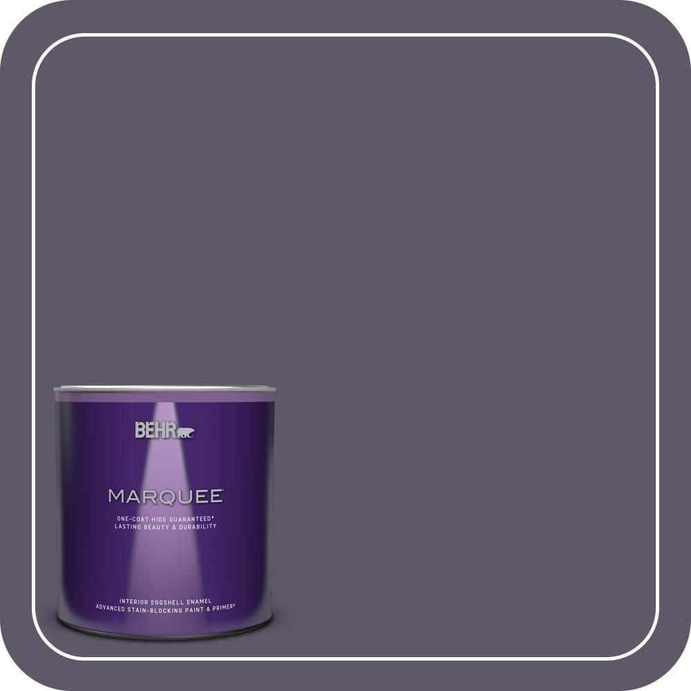 1 qt. #S570-7A Plush Purple One-Coat Hide Eggshell Enamel Interior Paint & Primer price history on PriceWatchPro
