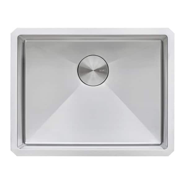 Gravena 21 in. Undermount Single Bowl 16-Gauge Stainless Steel Bar Prep Kitchen Sink with Rounded Corners