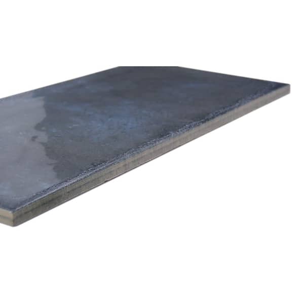 Exhale Azul 5.91 in. x 12.44 in. Glossy Porcelain Floor and Wall Tile (9.18 sq. ft./ Case)