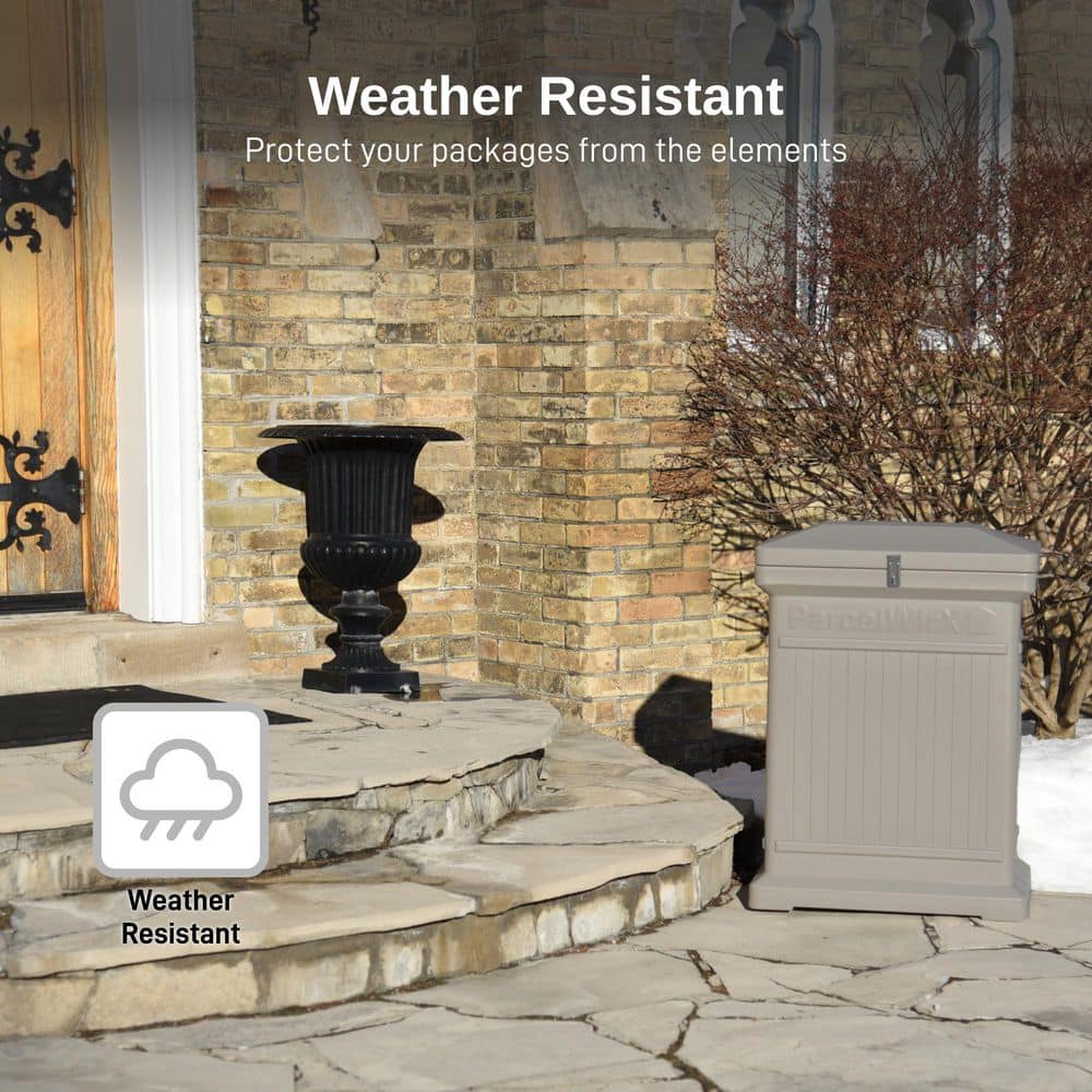 Prestige Pewter Lockable Plastic Package Delivery Box
