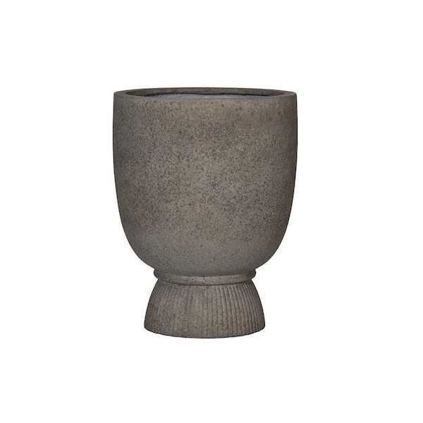 40.12 in. W Jola High, Ficonstone Cement and Stone Planter Indoor and Outdoor, Diorite Grey