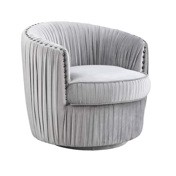 grey jumbo cord tub chair