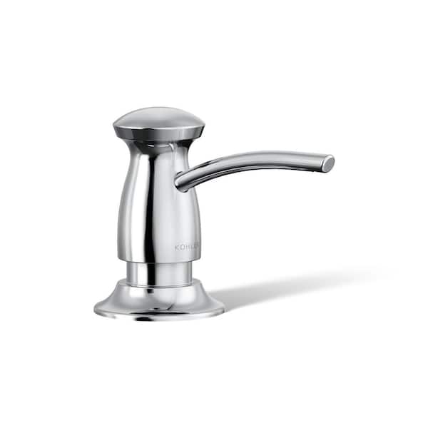 Soap/Lotion Dispenser with Transitional Design in Polished Chrome