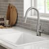 KRAUS Oletto Pull-Down Single Handle Kitchen Faucet in Spot Free Stainless Steel KPF-2620SFS