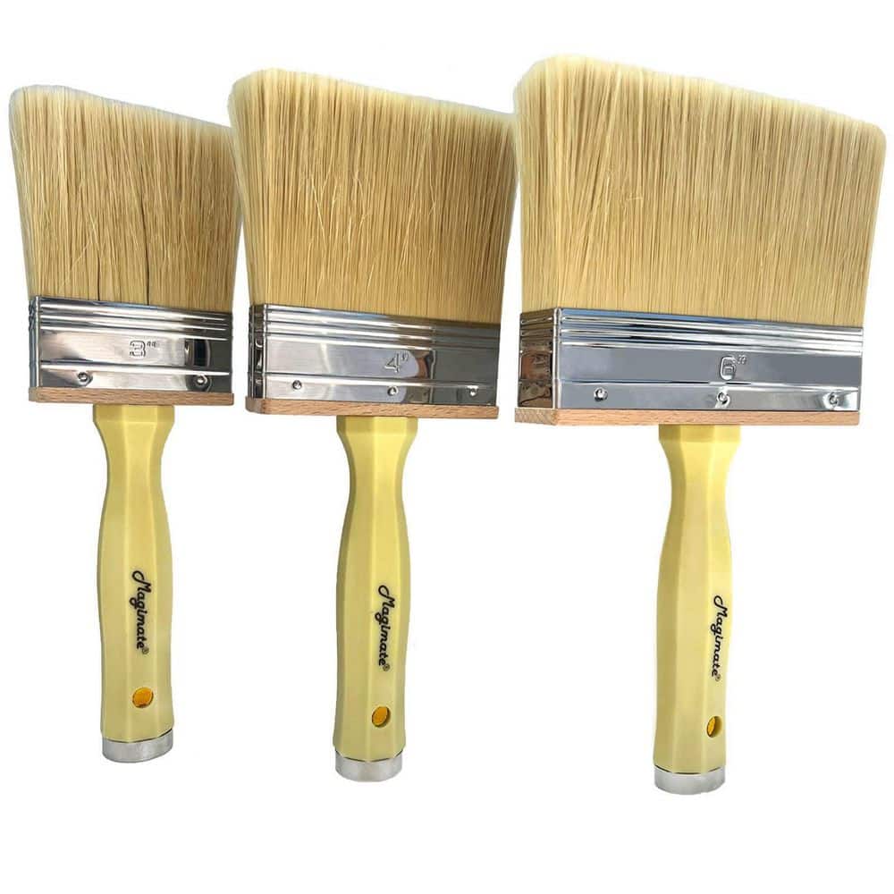 3 in. 4 in. and 6 in. Deck Stain and Sealer Block Paint Brushes, Bristle Paint Brushes on Wood, Walls, Furniture price history on PriceWatchPro