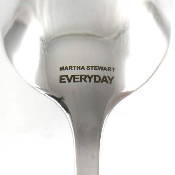 MARTHA STEWART EVERYDAY 8 Piece Stainless Steel Dinner Spoon Set 985119707M  - The Home Depot