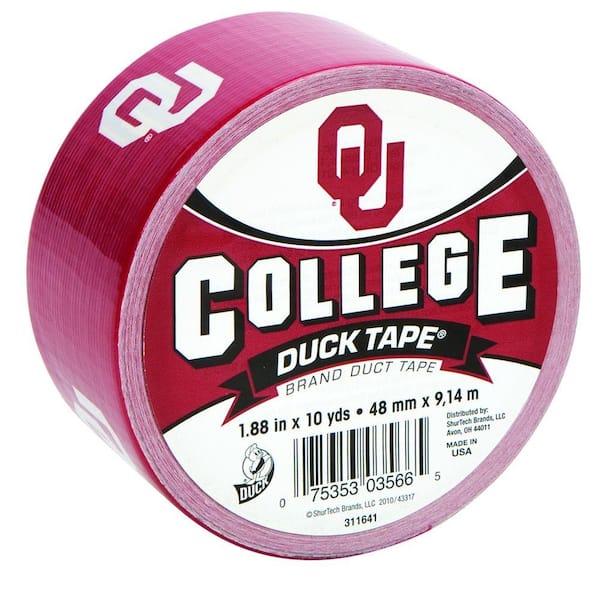Duck College 1-7/8 in. x 10 yds. Oklahoma Duct Tape