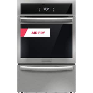 24 in. Single Gas Wall Oven with Air Fry Self-Cleaning in Stainless Steel
