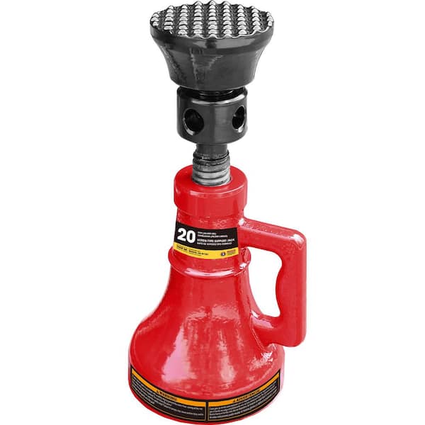 Big Red 20 Ton Professional Car Support Screw Jack for House Construction Bridge Stabilization
