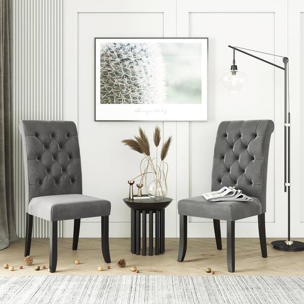 armless chairs set of 2