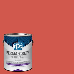 Color Seal 1 gal. PPG1189-6 Wet Coral Satin Interior/Exterior Concrete Stain