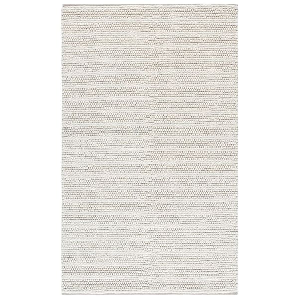 Natura Ivory 5 ft. x 8 ft. Striped Area Rug