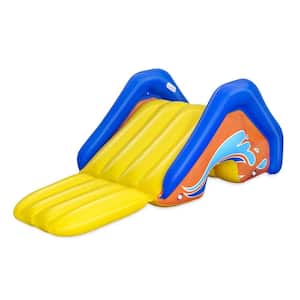 H2OGO! Multicolor PVC Giant Inflatable Outdoor Pool Water Slide with Built-In Sprinkler