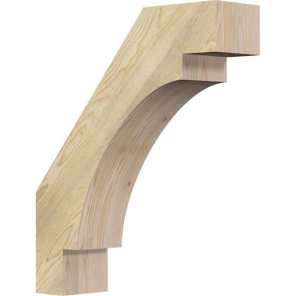 6"W x 22"D x 26"H Merced Rough Sawn Knee Brace, Douglas Fir