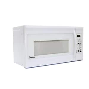 1.6 Cu. Ft., 30-Inch, Over the Range Microwave, 12.4-Inch Turntable, 2 Speed 300 CFM Ventilation Fan- White