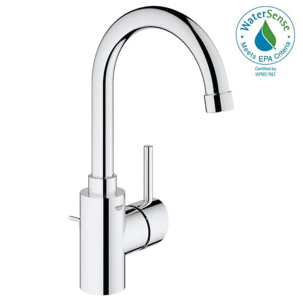 GROHE Concetto Single Hole Single-Handle Bathroom Faucet in StarLight Chrome