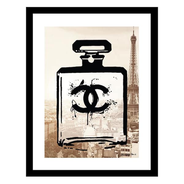 VENICE BEACH Collections Designer Fashion Glam in Paris by Fairchild Paris Framed Graphic Print Abstract Poster Art Print 18 in. x 14 in.