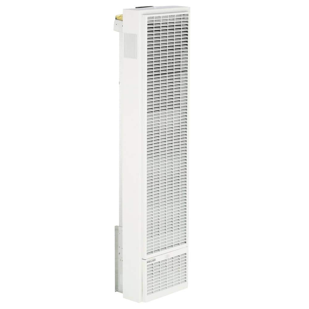 White 25,000 BTU Propane Gas Wall Heater with Thermostat