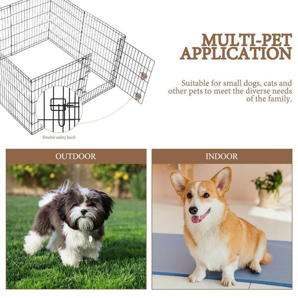 Anyask Universal Heavy Duty Medium Metal Dog Kennel Playpen