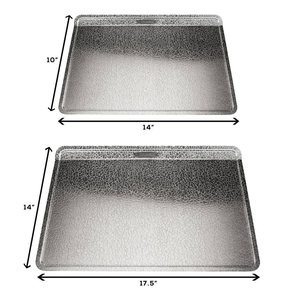 Premium Aluminum Non-Stick Rectangular Cookie Sheet Set