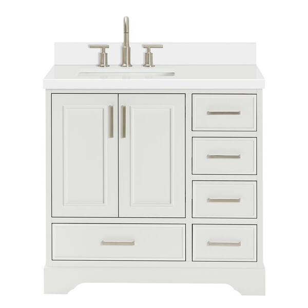 ARIEL Stafford 37 in. W x 22 in. D x 36 in. H Left Single Sink