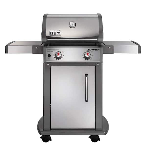 Weber Spirit S-210 2-Burner Propane Gas Grill in Stainless Steel with Built-In Thermometer