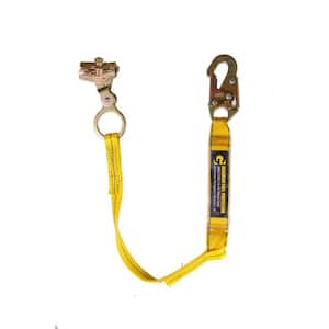 Rope Grab with Attached 3 ft. Shock Absorbing Lanyard