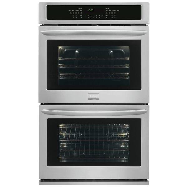 Frigidaire 27 in. Double Electric Wall Oven Self-Cleaning with Convection in Stainless Steel